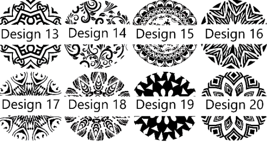 Sucre Tags Double side engraved ID name Flower Oriental Floral Design Round Disk personalising engraving pet dog cat tag tags
