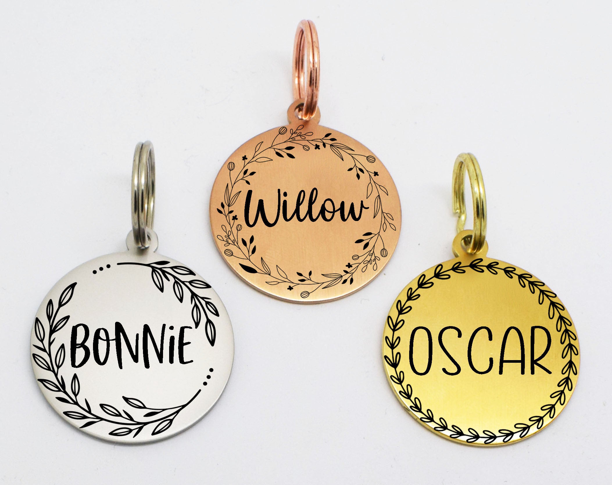 Engraved 2024 id tags